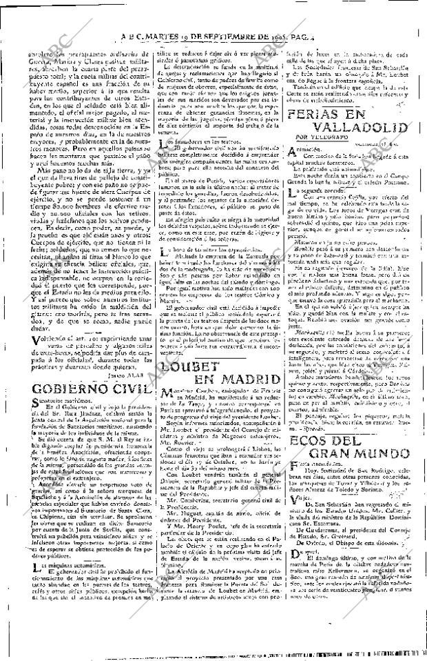 ABC MADRID 19-09-1905 página 4