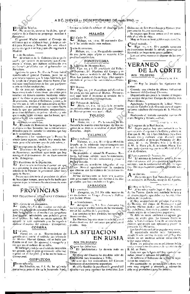 ABC MADRID 21-09-1905 página 11