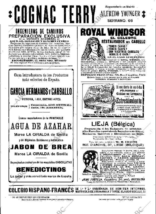 BLANCO Y NEGRO MADRID 23-09-1905 página 20