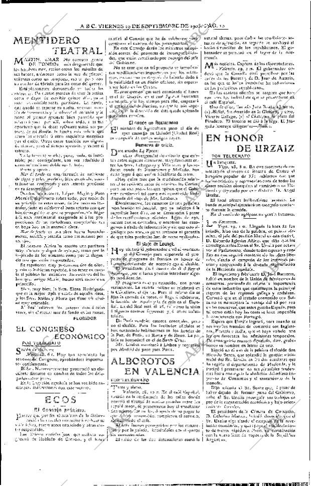 ABC MADRID 29-09-1905 página 10