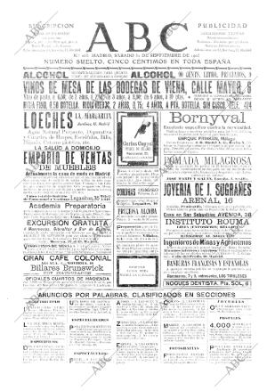 ABC MADRID 30-09-1905 página 1