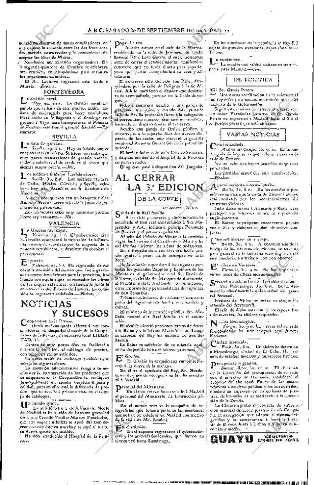 ABC MADRID 30-09-1905 página 12