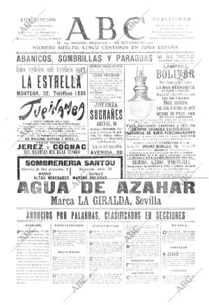 ABC MADRID 01-10-1905 página 1