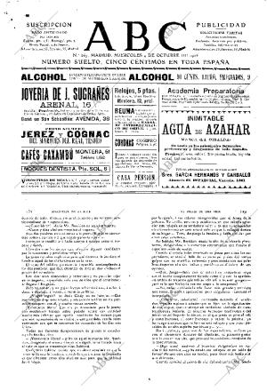 ABC MADRID 04-10-1905 página 1