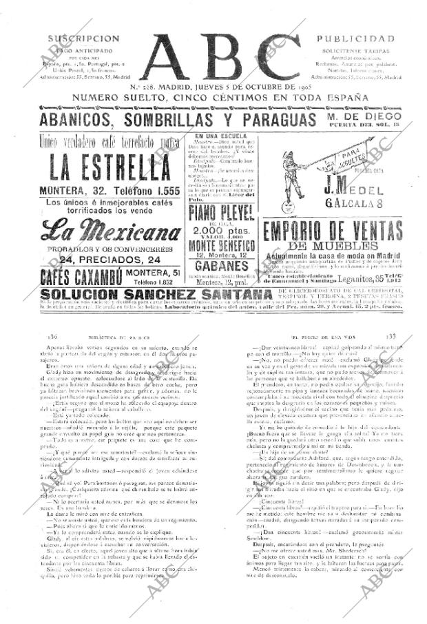 ABC MADRID 05-10-1905 página 1