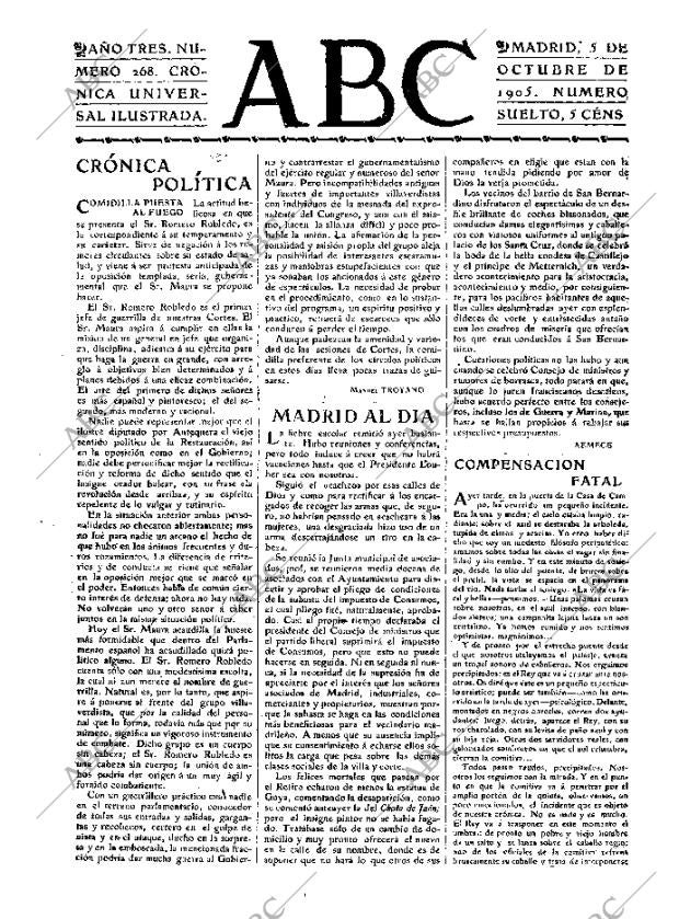 ABC MADRID 05-10-1905 página 3