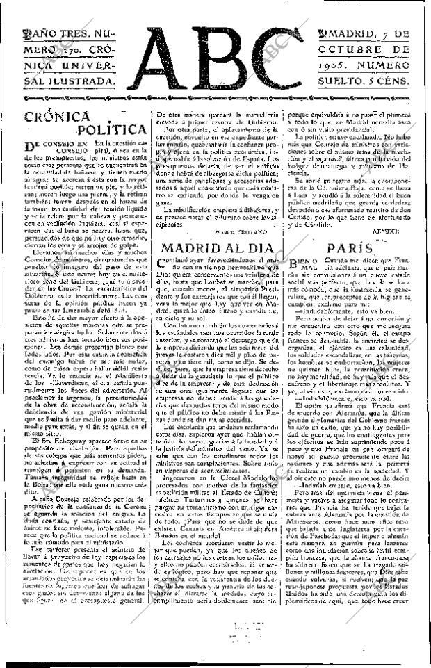 ABC MADRID 07-10-1905 página 3