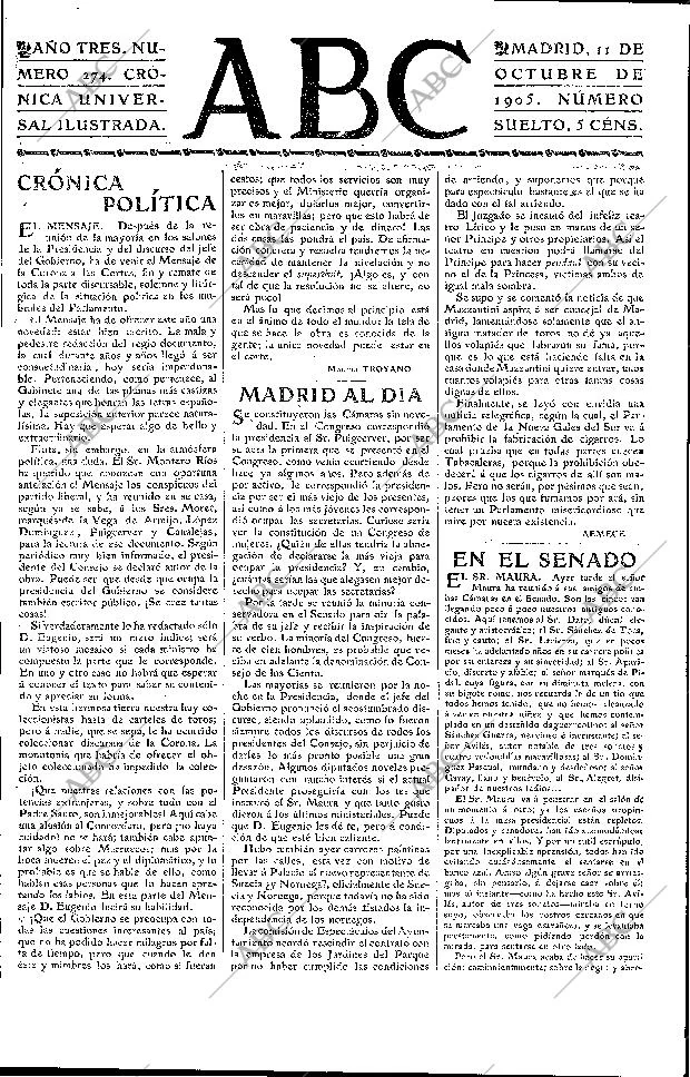 ABC MADRID 11-10-1905 página 3