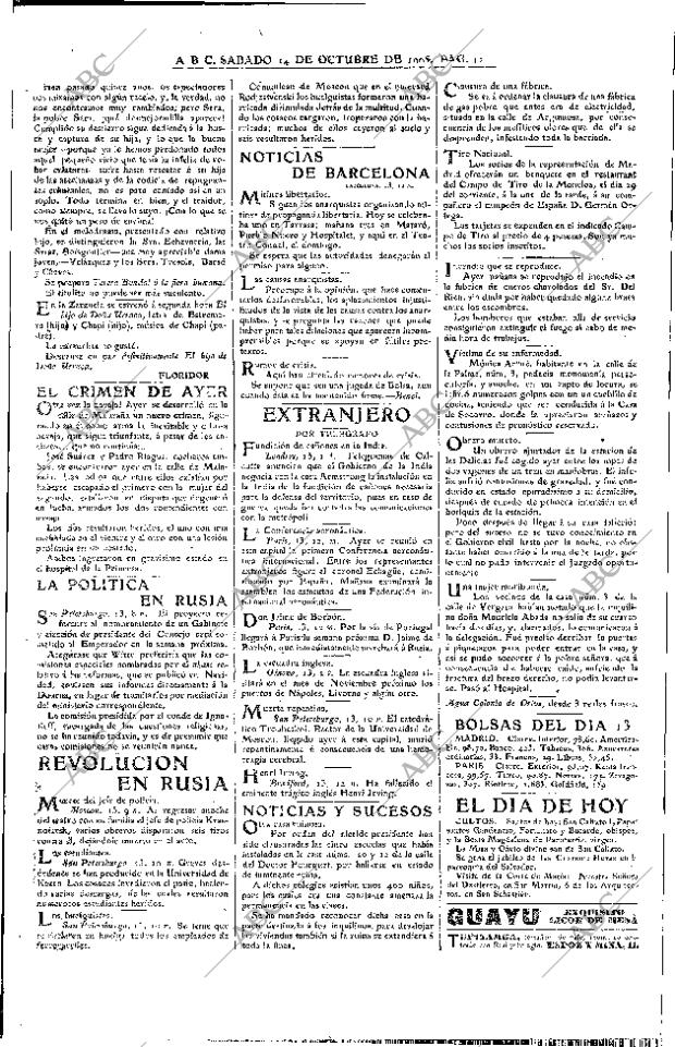 ABC MADRID 14-10-1905 página 12