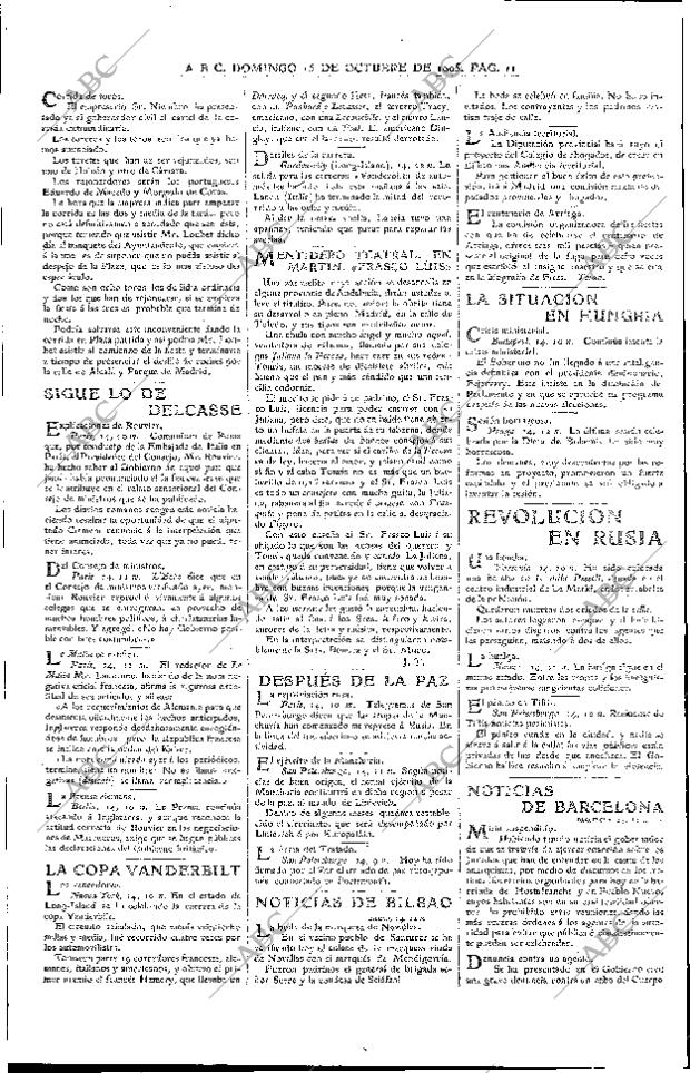 ABC MADRID 15-10-1905 página 11