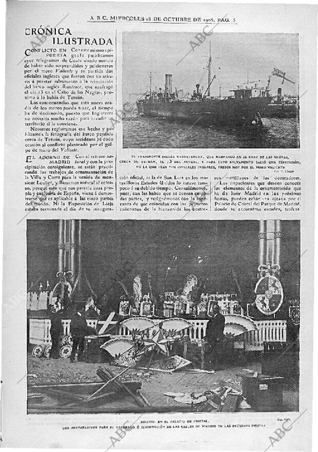 ABC MADRID 18-10-1905 página 5