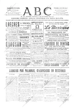 ABC MADRID 21-10-1905 página 1