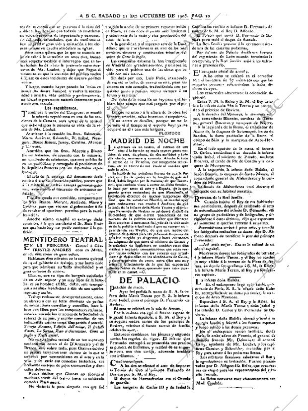 ABC MADRID 21-10-1905 página 10