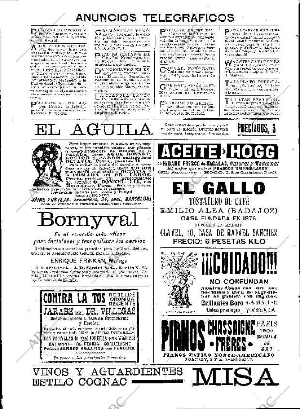 BLANCO Y NEGRO MADRID 28-10-1905 página 2