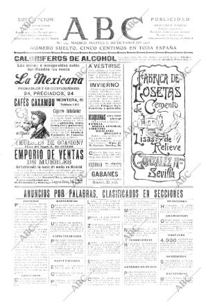 ABC MADRID 31-10-1905 página 1