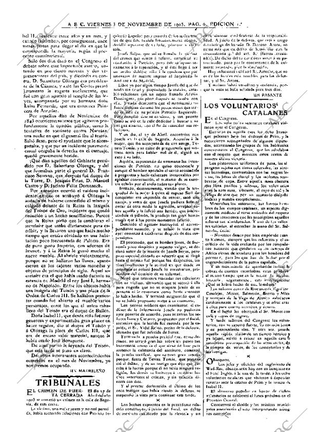 ABC MADRID 03-11-1905 página 6