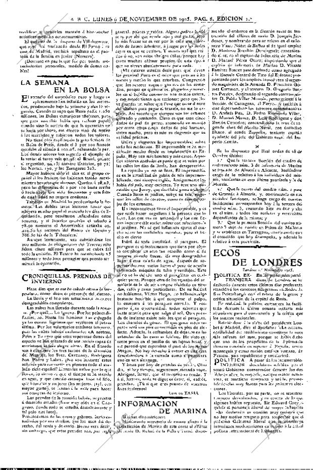 ABC MADRID 06-11-1905 página 8