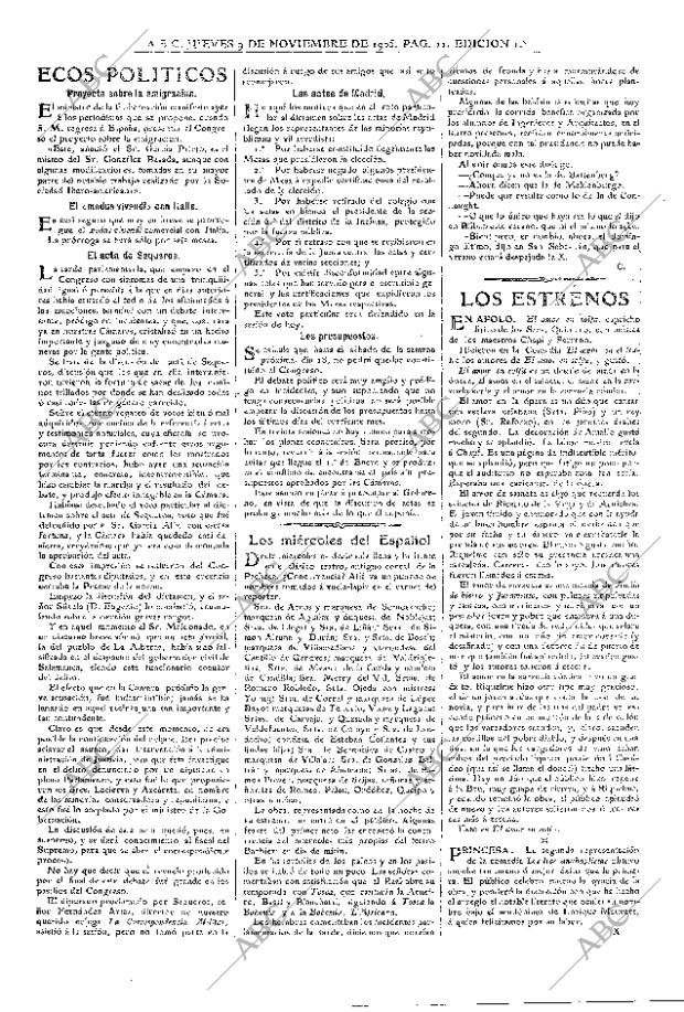 ABC MADRID 09-11-1905 página 11
