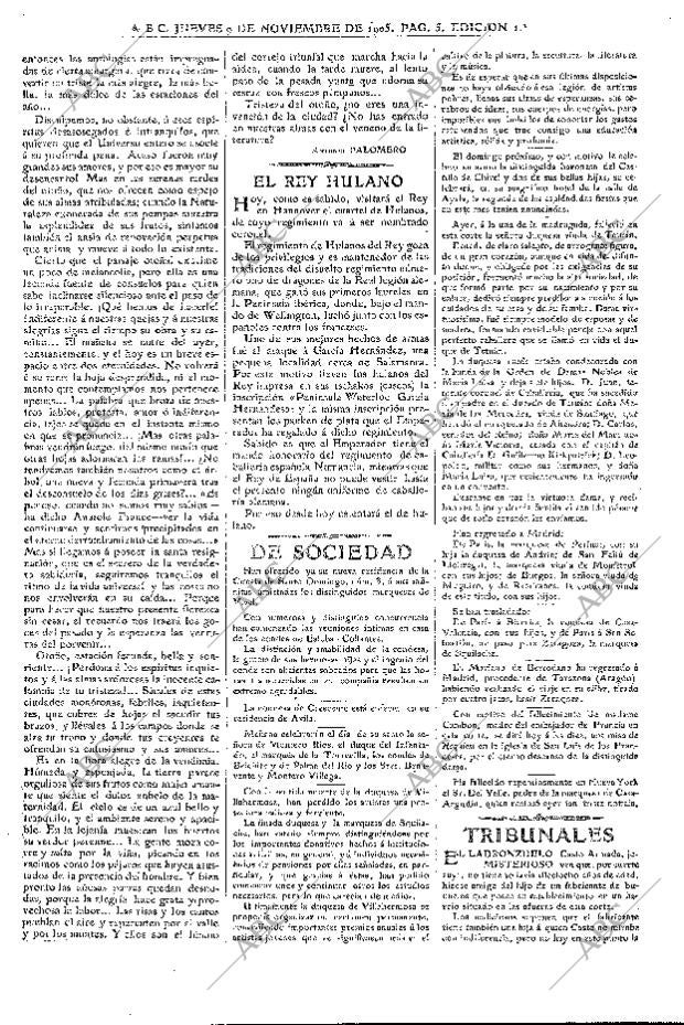 ABC MADRID 09-11-1905 página 5
