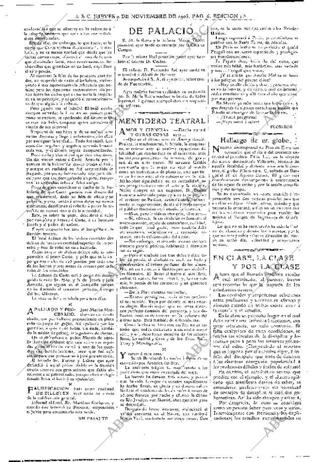 ABC MADRID 09-11-1905 página 6