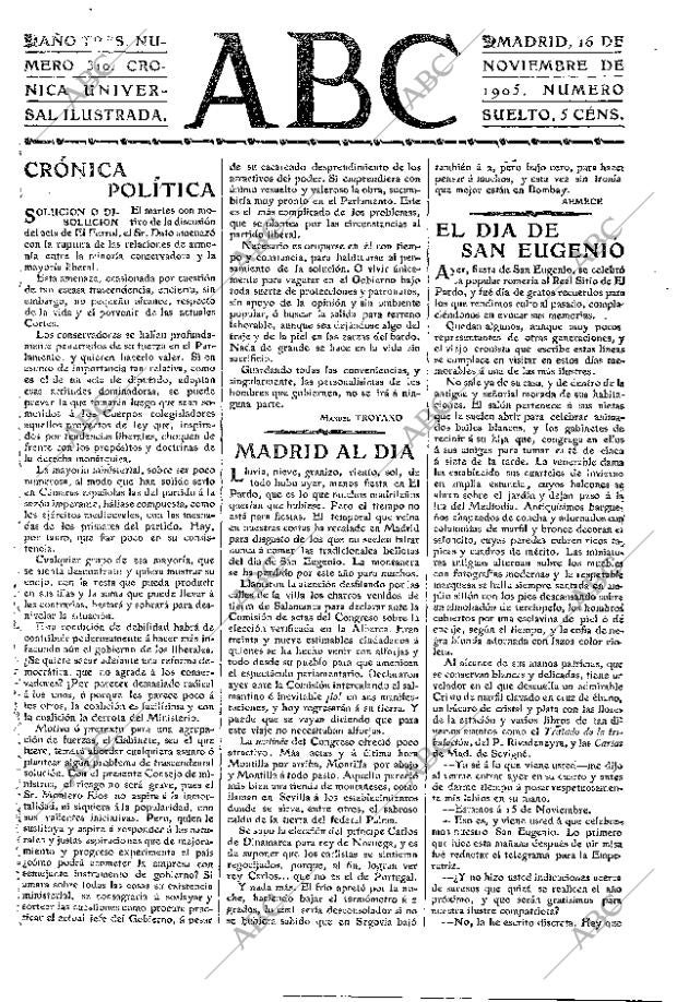 ABC MADRID 16-11-1905 página 3
