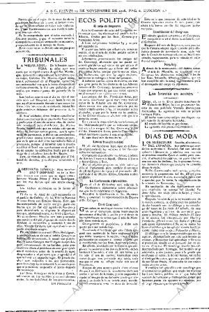 ABC MADRID 16-11-1905 página 6