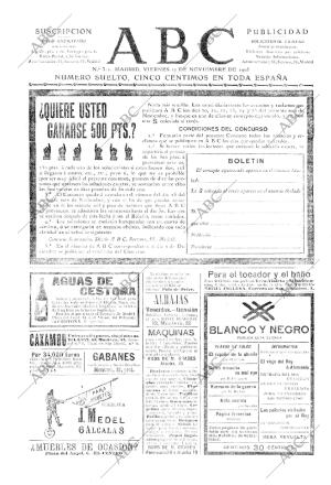 ABC MADRID 17-11-1905 página 1