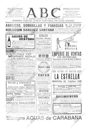 ABC MADRID 23-11-1905 página 1