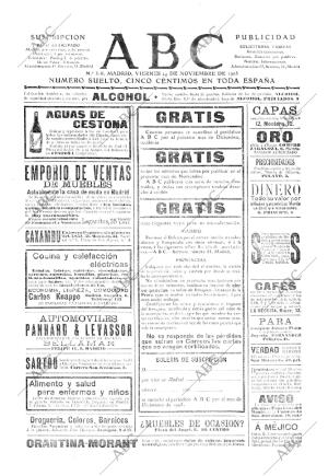 ABC MADRID 24-11-1905 página 1