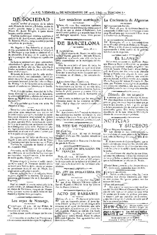 ABC MADRID 24-11-1905 página 11