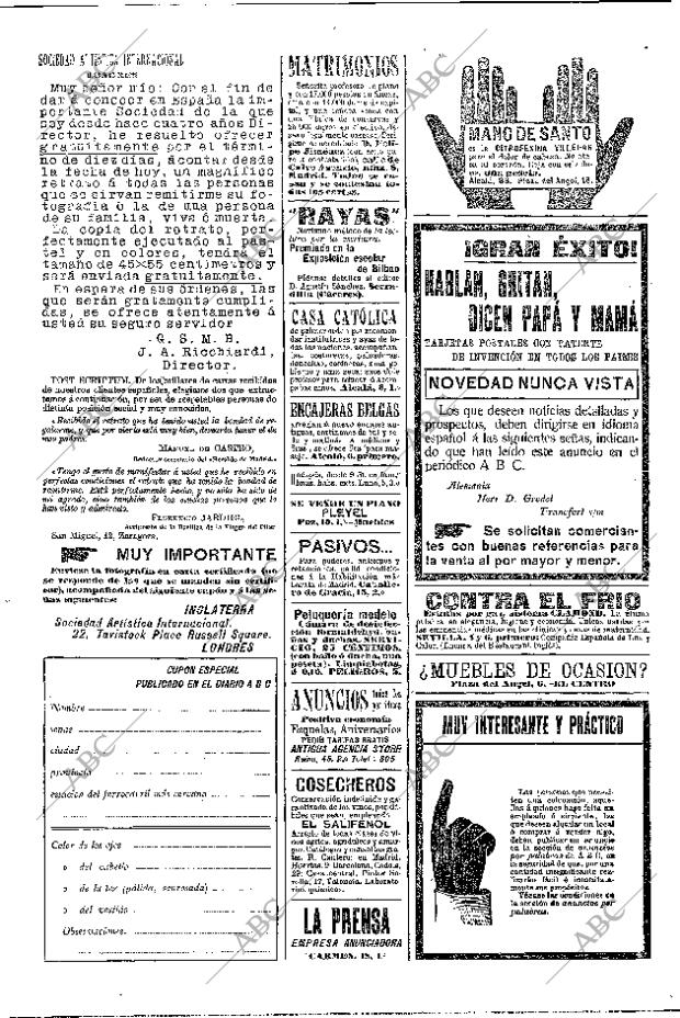 ABC MADRID 26-11-1905 página 2