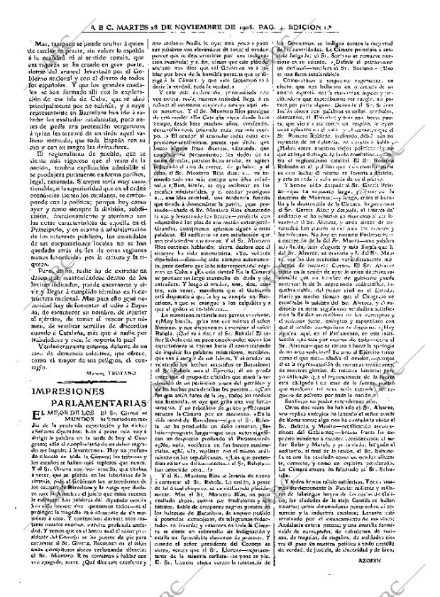 ABC MADRID 28-11-1905 página 4