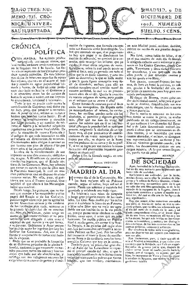 ABC MADRID 09-12-1905 página 3