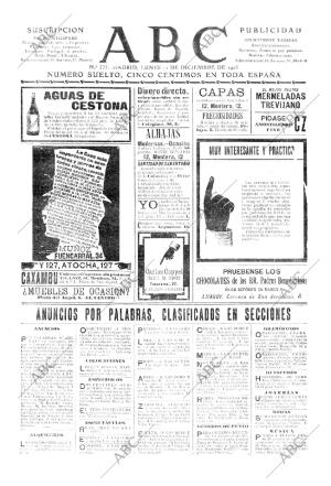 ABC MADRID 11-12-1905 página 1