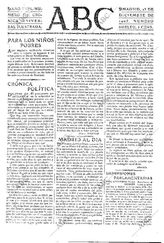 ABC MADRID 13-12-1905 página 3