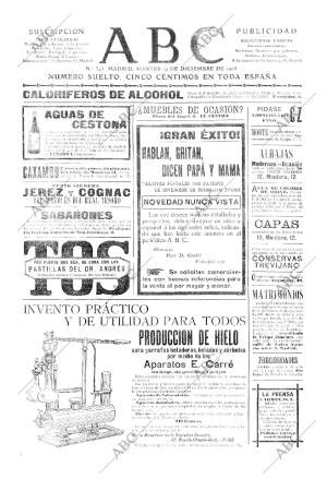 ABC MADRID 19-12-1905 página 1