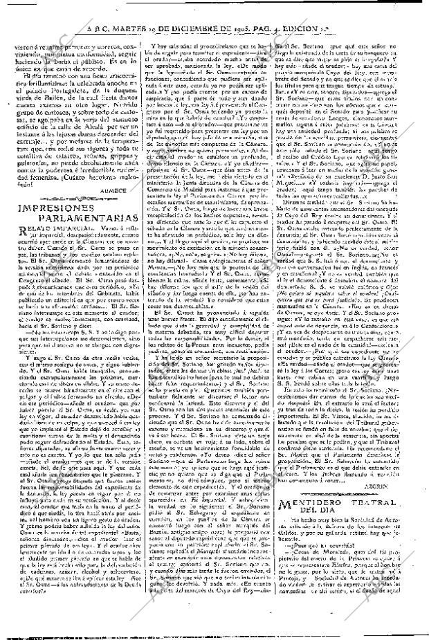 ABC MADRID 19-12-1905 página 4