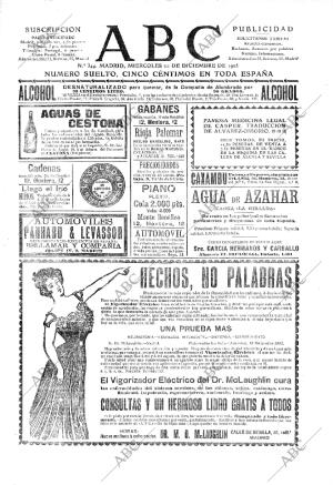 ABC MADRID 20-12-1905 página 1