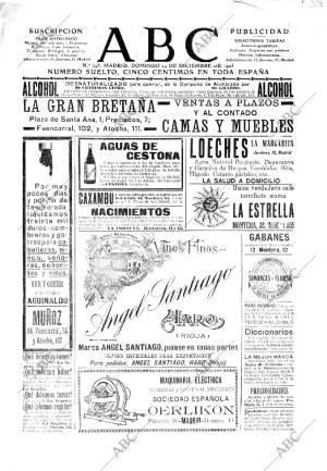 ABC MADRID 24-12-1905 página 1