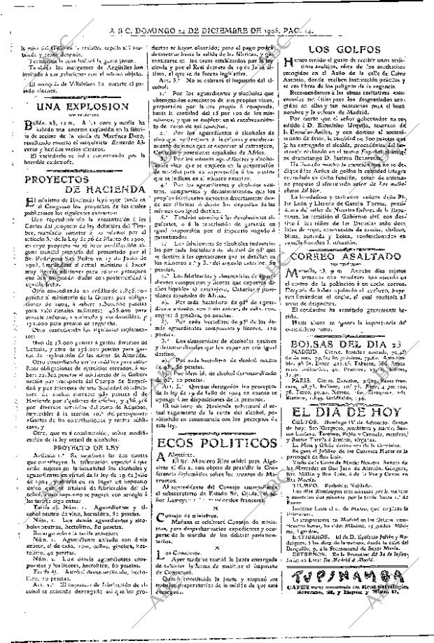 ABC MADRID 24-12-1905 página 14