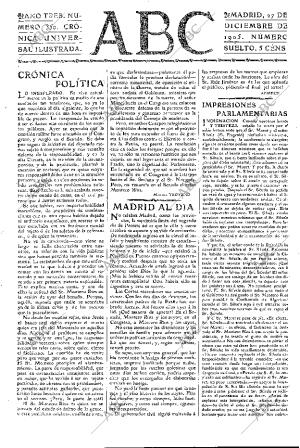 ABC MADRID 27-12-1905 página 3