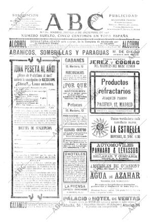 ABC MADRID 28-12-1905 página 1