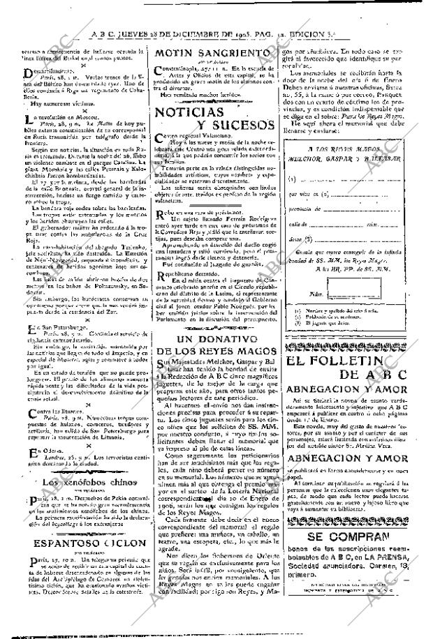 ABC MADRID 28-12-1905 página 12