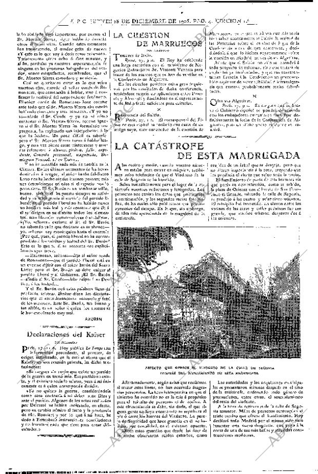 ABC MADRID 28-12-1905 página 4