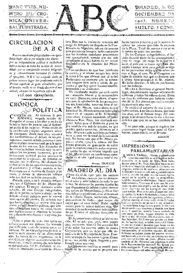 ABC MADRID 30-12-1905 página 3