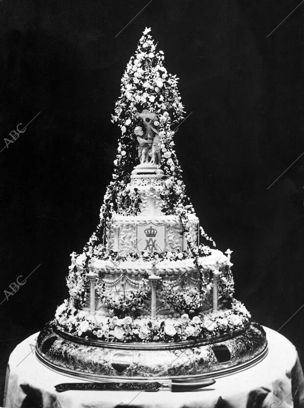 Pastel de boda elaborado en Londres por orden del Rey