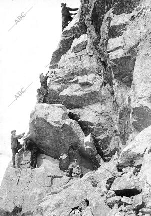 Una ascensión al Mont-Blanc, en la base de la Montaña