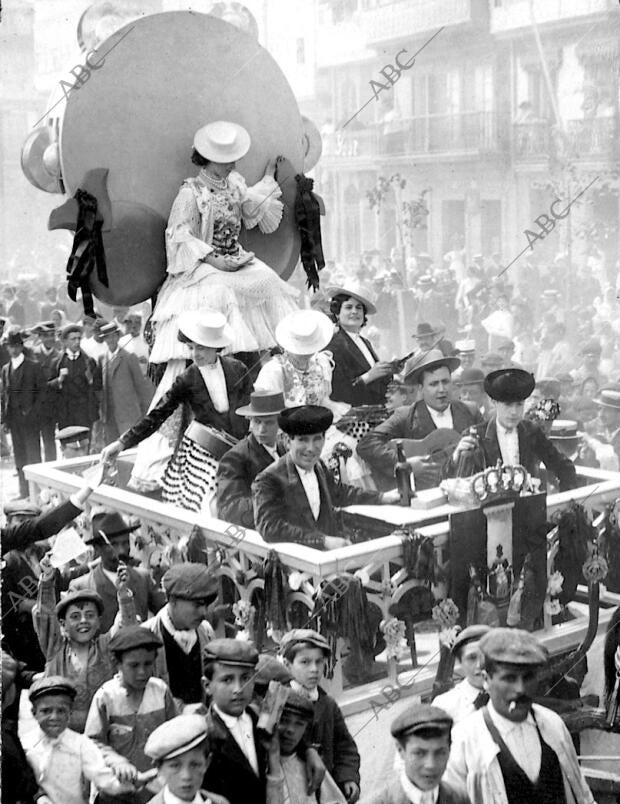 Coruña - carroza Alegórica de Andalucía