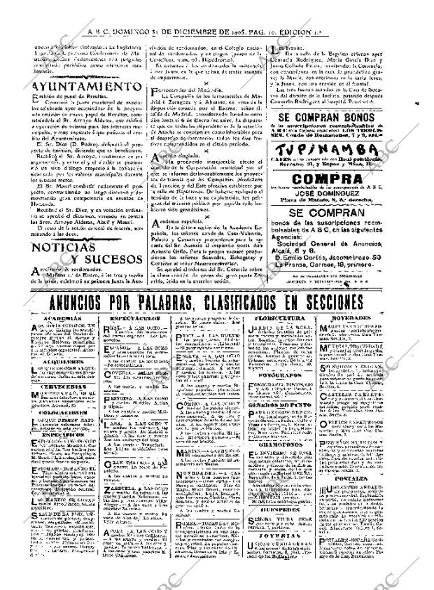 ABC MADRID 31-12-1905 página 10