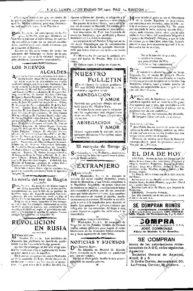 ABC MADRID 01-01-1906 página 14